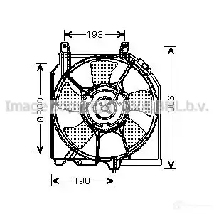 Вентилятор радиатора PRASCO 4045385086917 2580359 dn7521 M9XI 6HB изображение 0