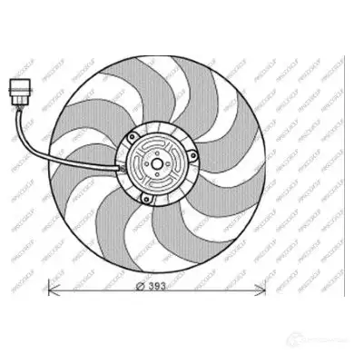 Вентилятор радиатора PRASCO 3 FO54 1437740063 SK322F002 изображение 0