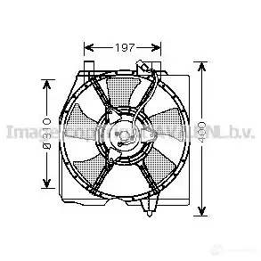 Вентилятор радиатора PRASCO UTW ADE 2597730 mz7534 4045385090006 изображение 0