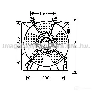 Вентилятор радиатора PRASCO 4045385089505 2596763 mt7511 W DHTZ6 изображение 0