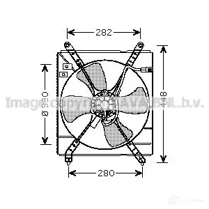 Вентилятор радиатора PRASCO to7519 2606957 4045385091881 DK YS2 изображение 0