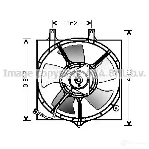 Вентилятор радиатора PRASCO MAW4 E 2580351 4045385086818 dn7510 изображение 0