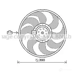Вентилятор радиатора PRASCO ol7564 4045385170678 F XTOH 2598357 изображение 0