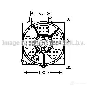 Вентилятор радиатора PRASCO 0E ESHDA 4045385086924 2580360 dn7522 изображение 0