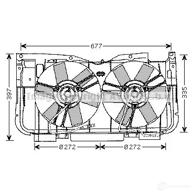 Вентилятор радиатора PRASCO pe7515 4045385090747 F34 EZA 2600477 изображение 0