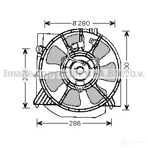 Вентилятор радиатора PRASCO mz7541 2597737 4045385090075 T5Z3 D1 изображение 0