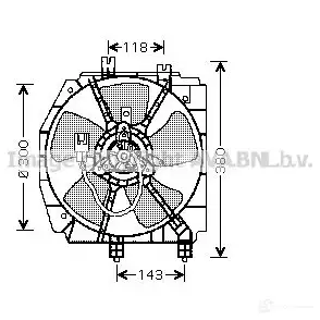 Вентилятор радиатора PRASCO SW7MK3 R mz7523 4045385089895 2597721 изображение 0