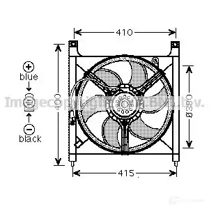 Вентилятор радиатора PRASCO 2598340 3 JRRBNC ol7525 4045385090433 изображение 0