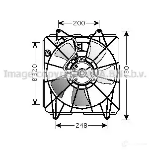 Вентилятор радиатора PRASCO hd7525 CUZ7 5UR 4045385088478 2587962 изображение 0