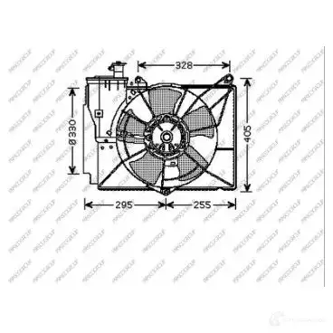 Вентилятор радиатора PRASCO 3 EL4W 1437740453 TY320F004 изображение 0