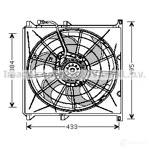 Вентилятор радиатора PRASCO bw7503 BM620F0 02 2577315 PRNIHD изображение 0