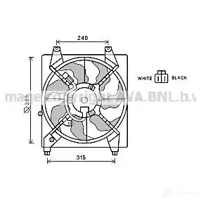 Вентилятор радиатора PRASCO hy7528 X82VI J 2590117 4045385168118 изображение 0