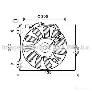 Вентилятор радиатора PRASCO FT360F 002 2586453 ft7590 I2ZQP22 изображение 0
