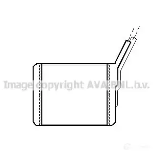 Радиатор печки, теплообменник PRASCO M L2CN 4045385032563 2598291 ol6182