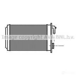 Радиатор печки, теплообменник PRASCO pe6087 9TDE UJ 2600439 4045385034918