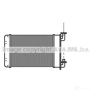 Радиатор печки, теплообменник PRASCO 2Q R6L 2577286 bw6022 4045385004843 изображение 0