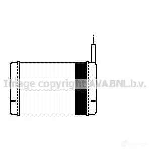 Радиатор печки, теплообменник PRASCO fd6129 4045385019212 2583730 EF NKZWZ изображение 0