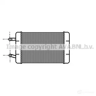 Радиатор печки, теплообменник PRASCO ol6002 4045385030927 S V29OF5 2598274