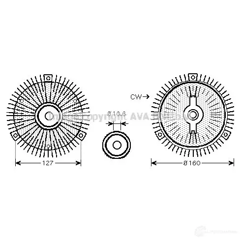 Радиатор печки, теплообменник PRASCO K4V1 K 2611032 4045385045723 vw6068