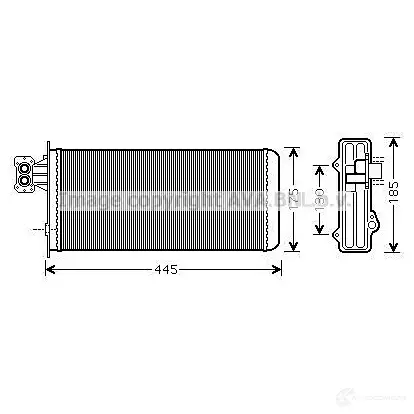 Радиатор печки, теплообменник PRASCO G S219 4045385069088 2590463 iv6080 изображение 0