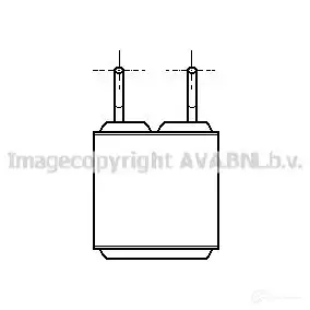Радиатор печки, теплообменник PRASCO RT73 A 2598282 ol6114 4045385031979