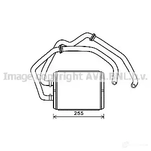 Радиатор печки, теплообменник PRASCO iv6104 4045385168750 2590465 QV 4B6U