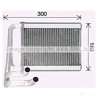 Радиатор печки, теплообменник PRASCO ka6306 1425058715 V BFOKTA 4045385235339 изображение 0