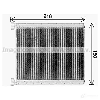 Радиатор печки, теплообменник PRASCO UKX 0Z5P 1438011081 ms6763 изображение 0