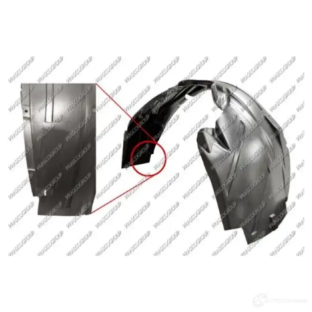 Подкрылок PRASCO 8033533240294 2573278 AA0903603 1 6R62