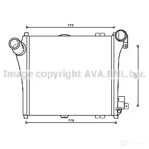 Интеркулер PRASCO 4045385174805 1423604449 VWT 5JJ re4097 изображение 0