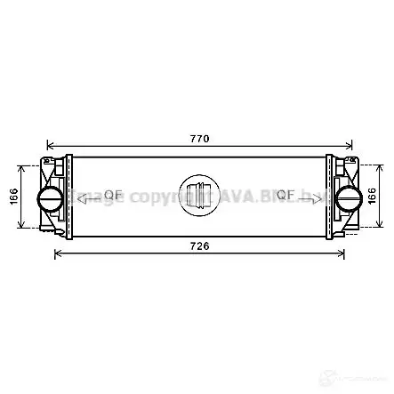 Интеркулер PRASCO Q2RZ5DG msa4582 2596261 ME919N0 02 изображение 0