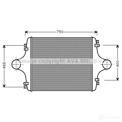 Интеркулер PRASCO LH3KR FA mn4078 4045385183173 1423604320 изображение 0