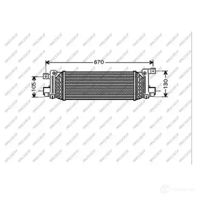 Интеркулер PRASCO 1437668998 FD340N001 V Q8939 изображение 0