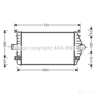Интеркулер PRASCO C5YB 9 rt4277 2603807 4045385040094