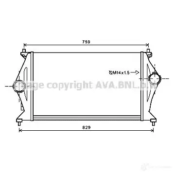 Интеркулер PRASCO hy4327 2589971 4045385192625 W9XU4 RJ изображение 0