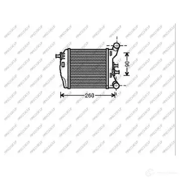Интеркулер PRASCO FT030N003 1437672550 DB 2CDVW изображение 0