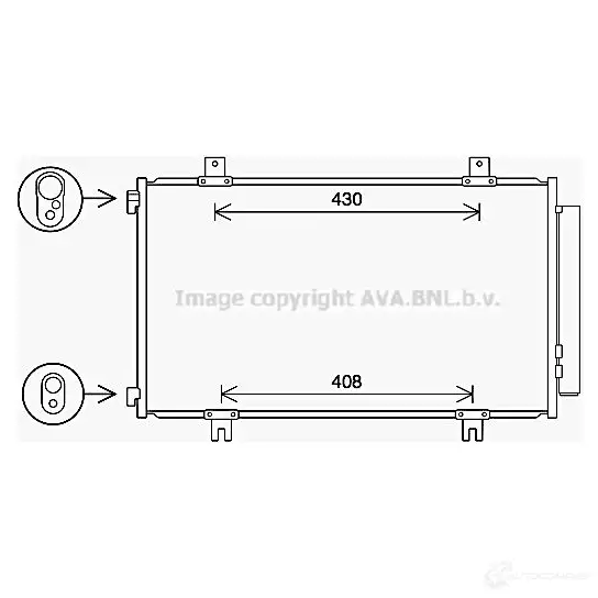 Интеркулер PRASCO ol4417 MVGEB 2598186 O P410N004 изображение 0