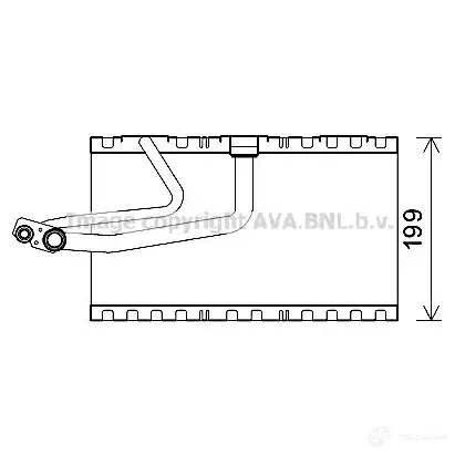 Интеркулер PRASCO vwa4233 2611765 2 BT563 4045385187744 изображение 0