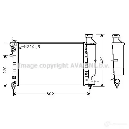 Интеркулер PRASCO Y T92Q dn4458 4045385234448 1424408736 изображение 0