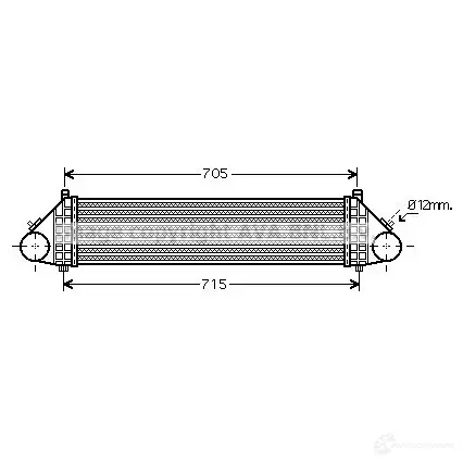 Интеркулер PRASCO PJO2J2T fd4429 2583628 FD424N0 02 изображение 0