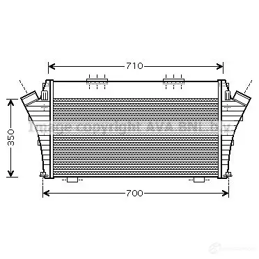 Интеркулер PRASCO ola4401 O P056N003 2598529 0GZQH