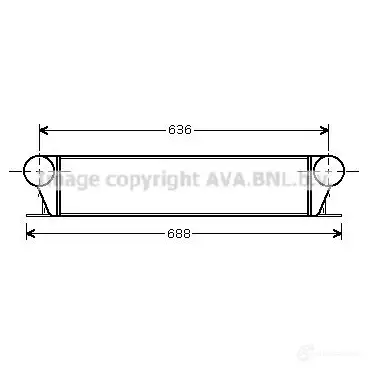 Интеркулер PRASCO bw4253 ZDOBCK BM0 98N001 2577205
