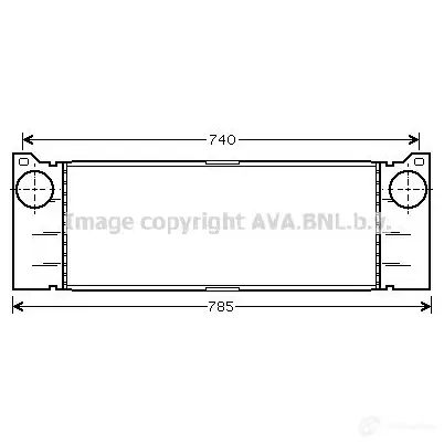 Интеркулер PRASCO ME909N00 2 6A2RGIH 2596254 msa4371
