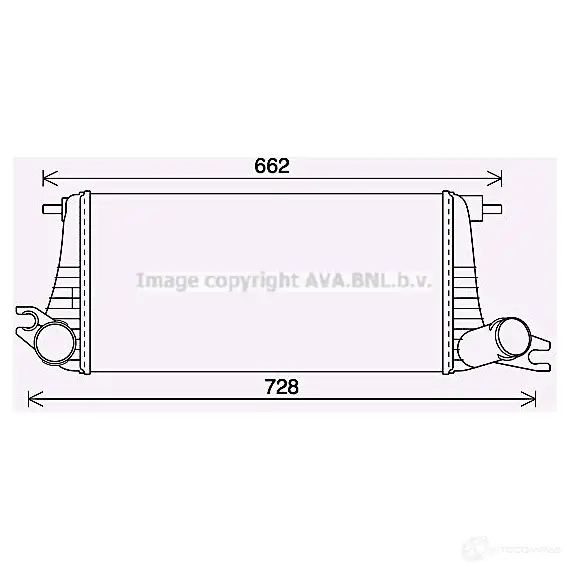 Интеркулер PRASCO J7 J529 bw4577 4045385222155 1225528434 изображение 0