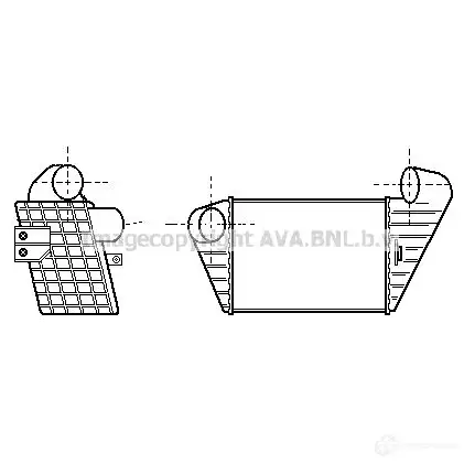 Интеркулер PRASCO 4045385041138 RV8 278 st4034 2605536 изображение 0