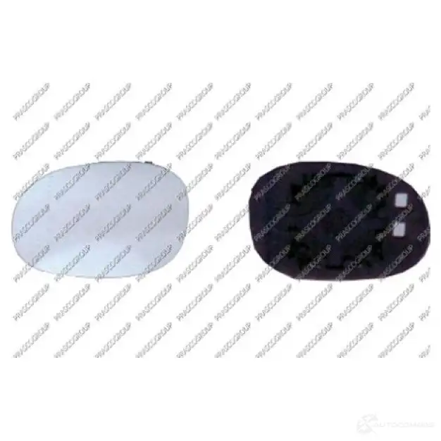 Зеркальный элемент, стекло наружного зеркала PRASCO 2600878 CI 7157514 pg0097514 PG2207514