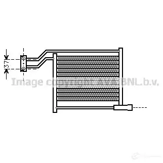 Радиатор АКПП PRASCO KQ8M 7N 2577175 bw3206 4045385006120 изображение 0