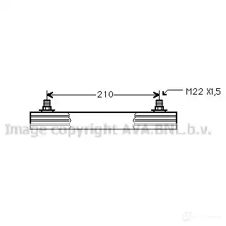 Радиатор АКПП PRASCO WLXOQ W bw3160 2577167 4045385005888 изображение 0