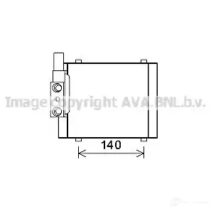 Радиатор АКПП PRASCO ai3325 A9 VQBBV 4045385170975 2574528 изображение 0