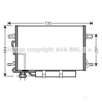 Радиатор АКПП PRASCO vw3307 2610726 DYXF LT 4045385170647